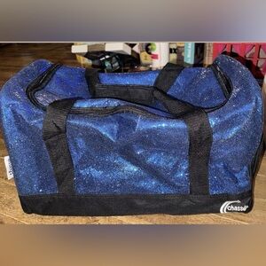 Chasse Kids Blue Sparkle Duffel Bag